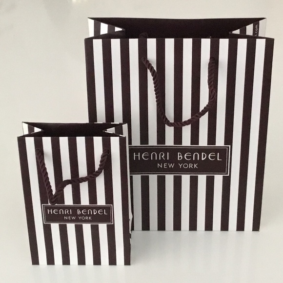 Henri Bendel Shopping Bags Set of 2 - Picture 1 of 2